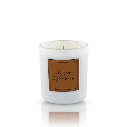 "Let your light shine" – 9 oz Soy Candle