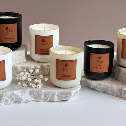 Caramel Macchiato Soy Candle - White