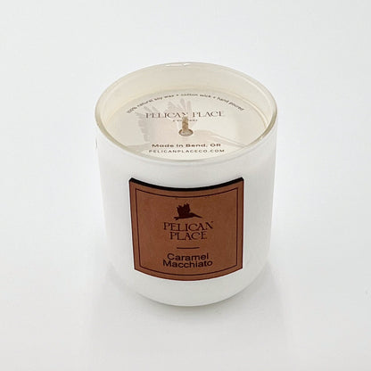 Caramel Macchiato Soy Candle - White