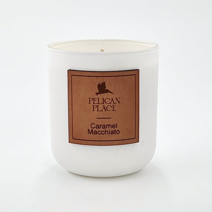 Caramel Macchiato Soy Candle - White