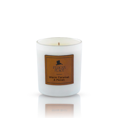 Warm Caramel & Pecan – 9 oz Soy Candle